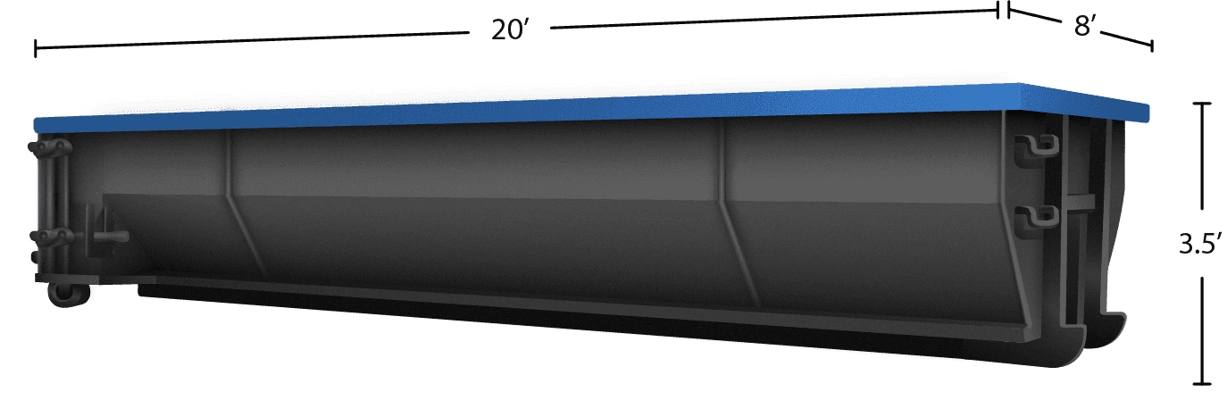 20-yard dumpster